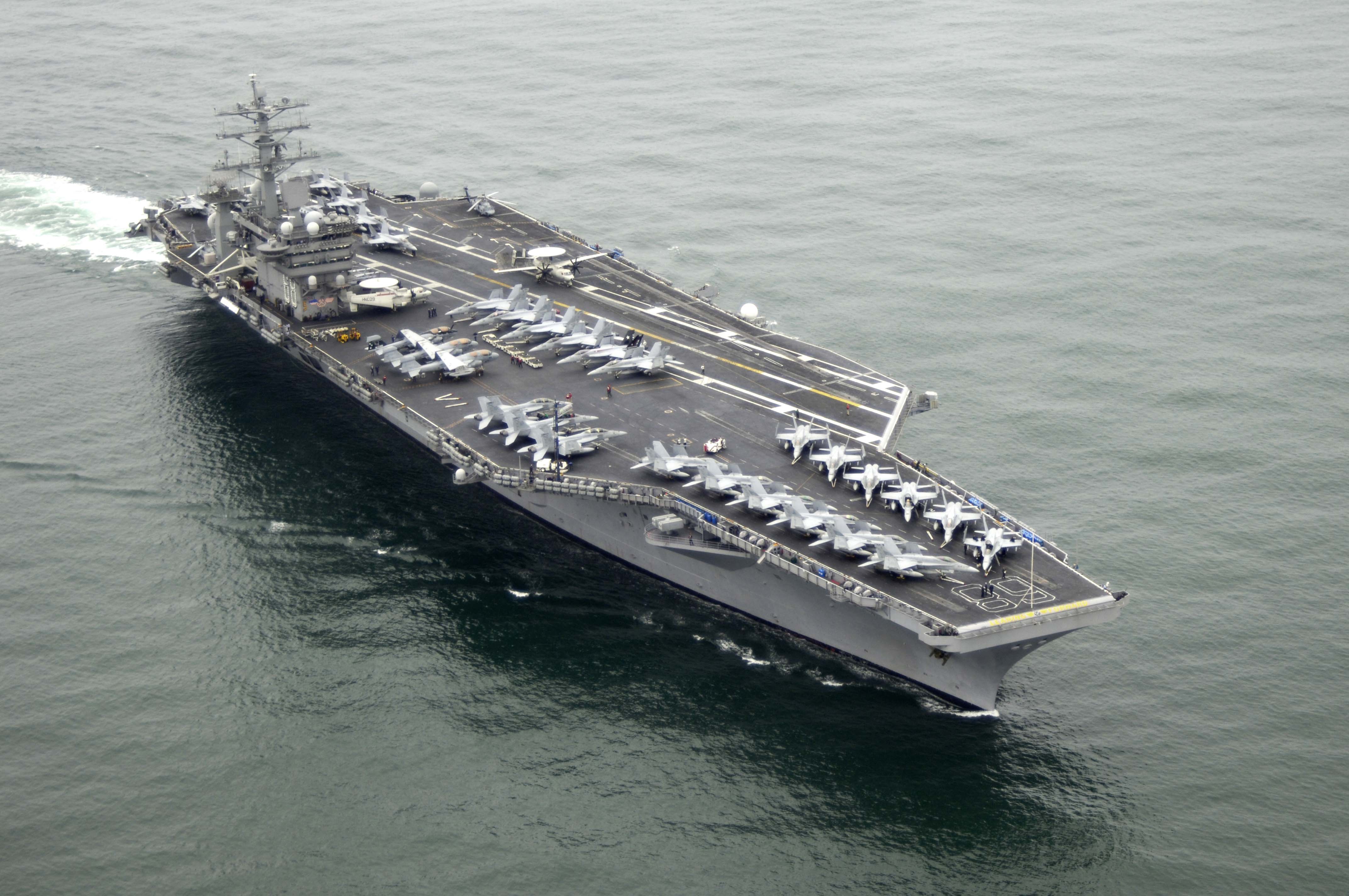 USS Nimitz (CVN-68), the carrier whose strike group encountered the 'Tic Tac' off southern California.